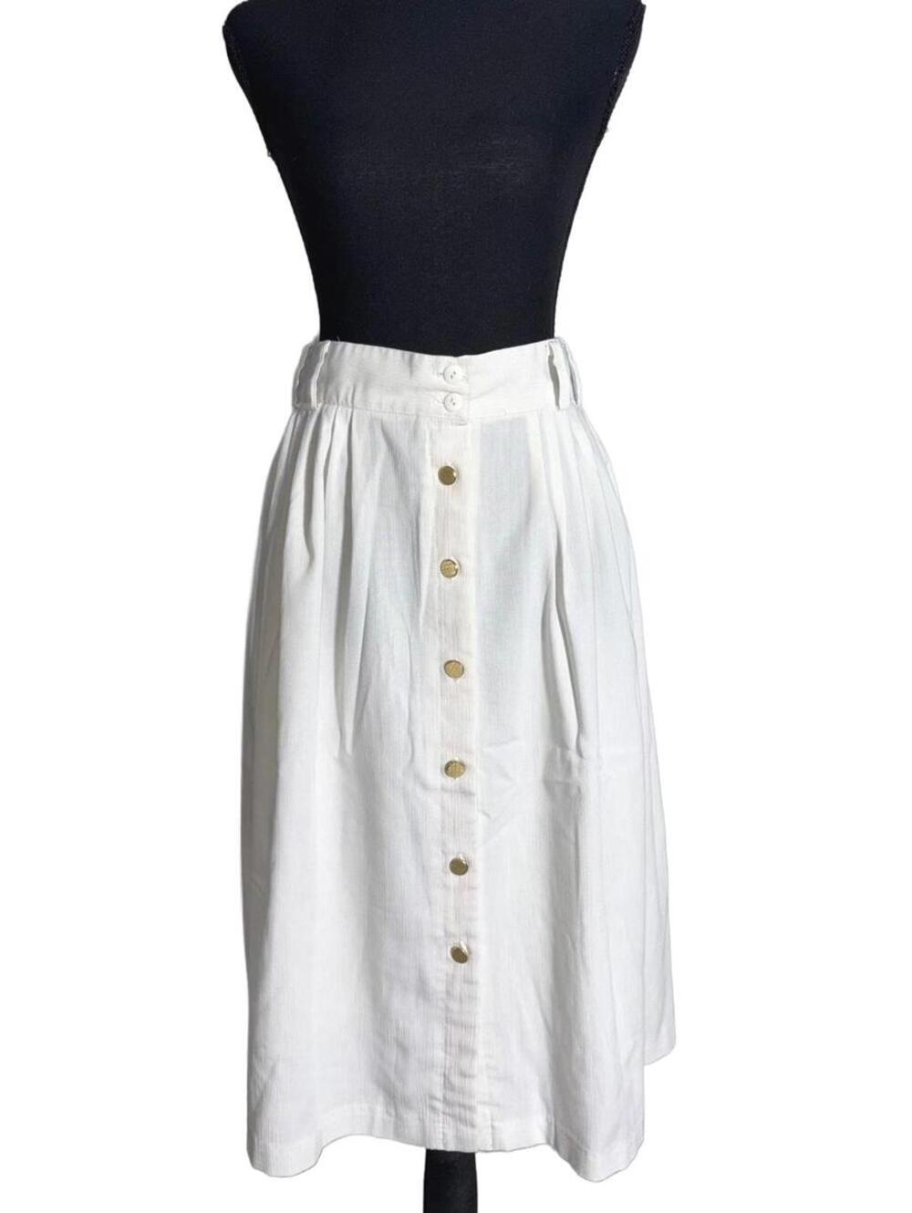 Vintage Claude Button Up Skirt 9/10